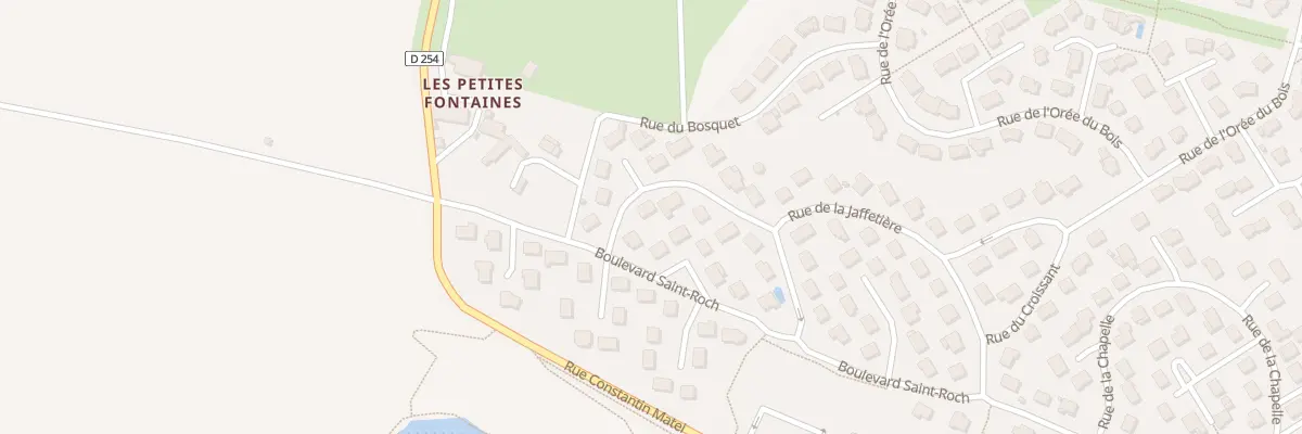 Plan du 11 Rue des Petites Fontaines à Changé