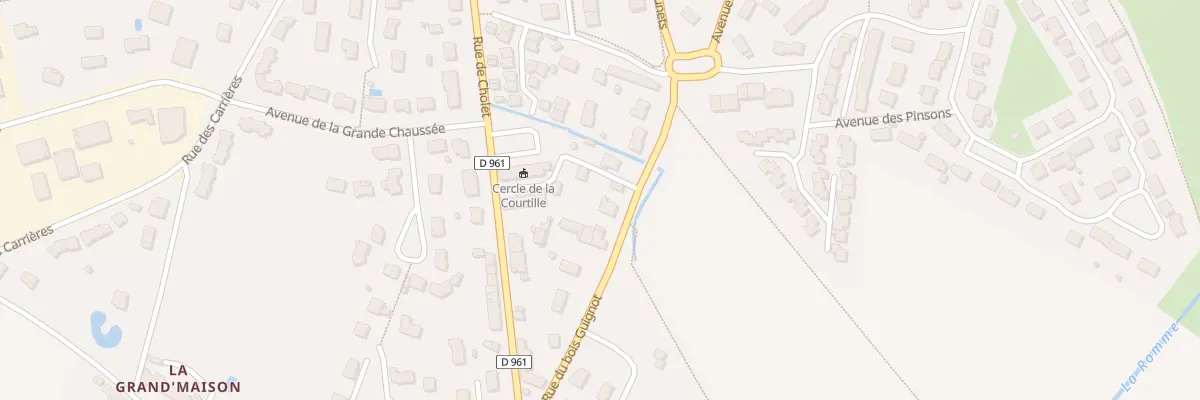 Plan du 12 Rue du Bois Guignot à Bécon-les-Granits