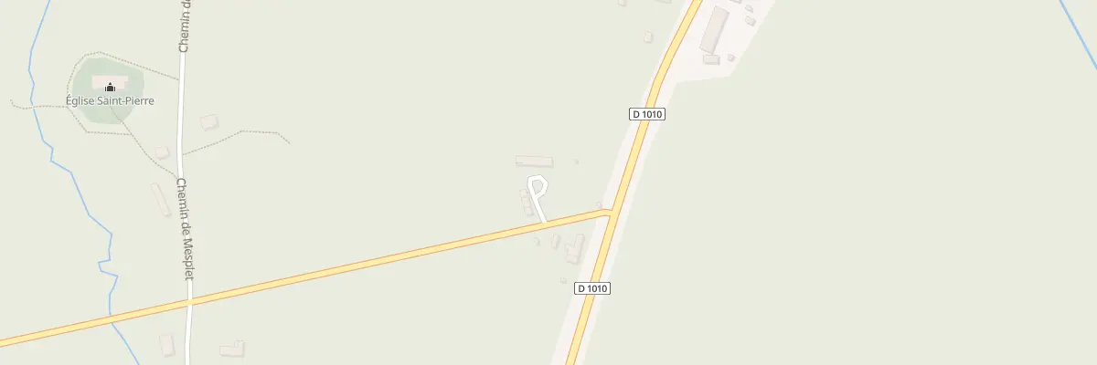 Plan du 1 Rte de Mons à Belin-Béliet
