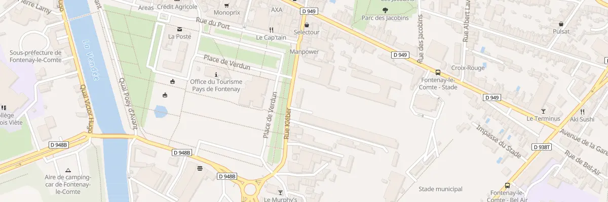 Plan du 19B Rue Kléber à Fontenay-le-Comte