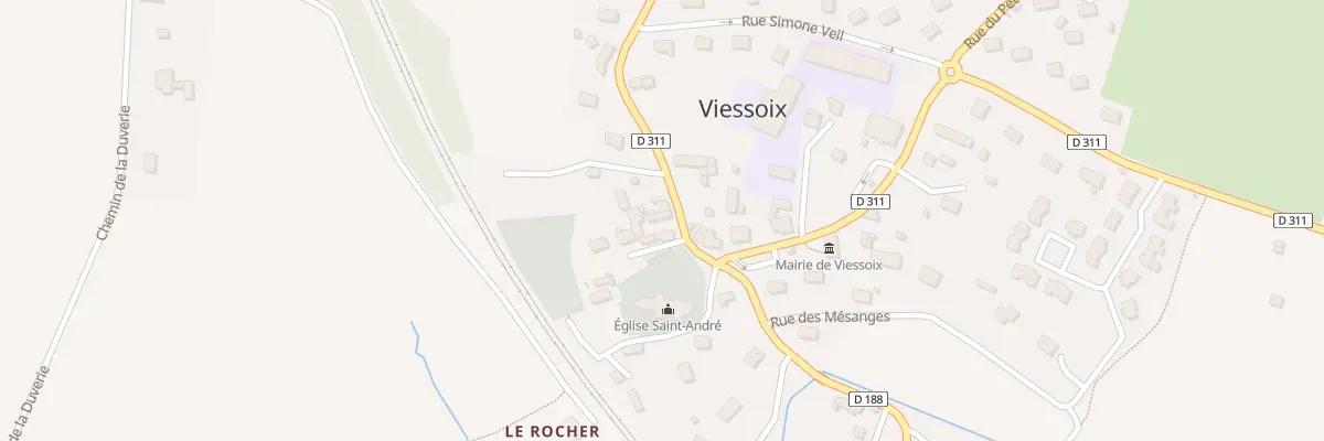 Plan du 14 Rue des Licoudiens - Viessoix à Valdallière