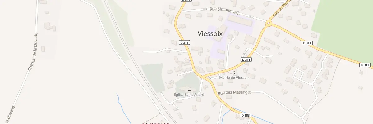 Plan du 16 Rue des Licoudiens - Viessoix à Valdallière