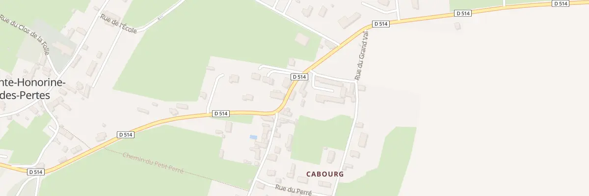 Plan du 16 Rte de Port-en-Bessin à Aure sur Mer