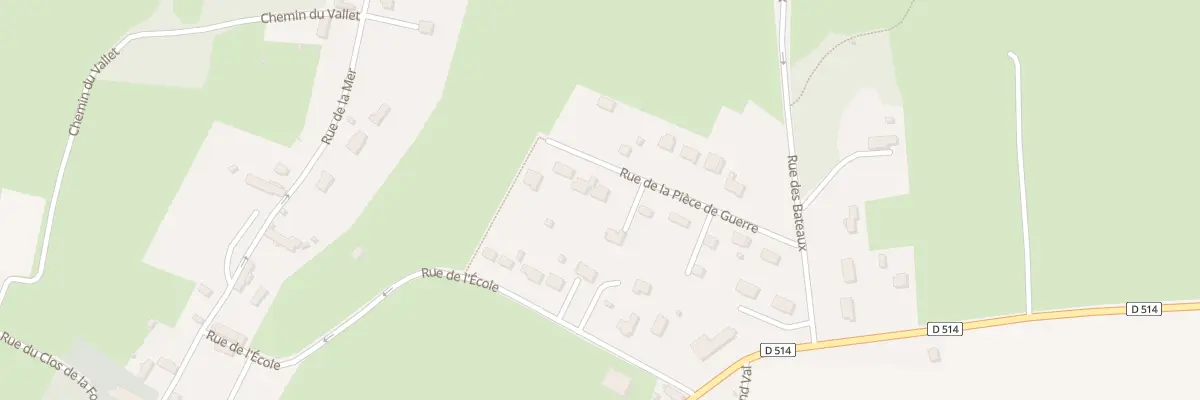 Plan du 13 Rue Piece de la Guerre (Ste Ho à Aure sur Mer