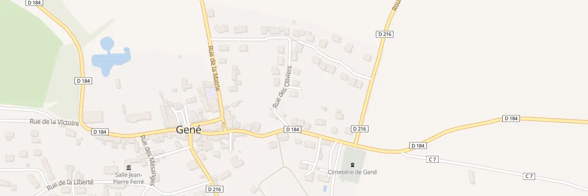 Plan du 2 Rue des Châtaigniers à Erdre-en-Anjou