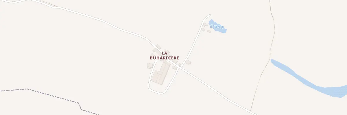 Plan du 4 La Buhardière à Andouillé