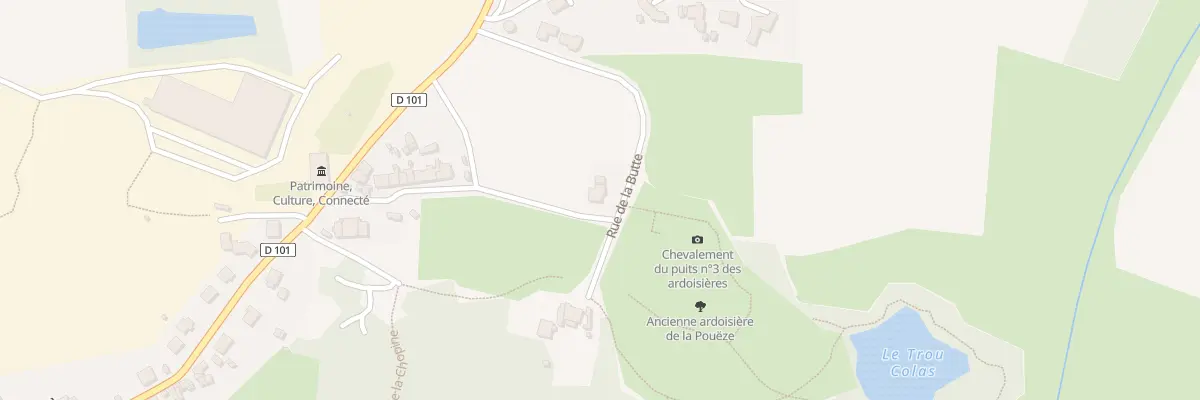 Plan du 33 La Butte (La Poueze) à Erdre-en-Anjou