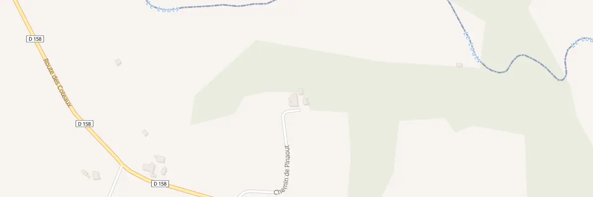 Plan du 237 Che de Pinaout à Lahosse