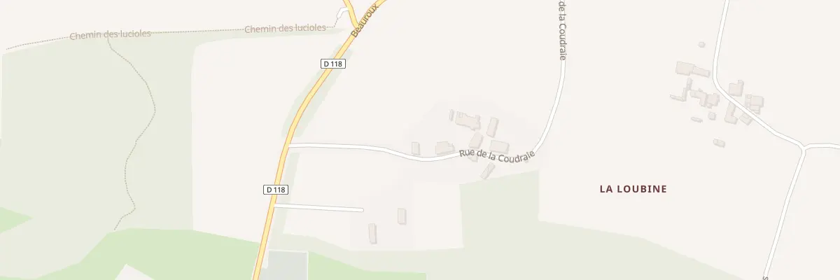 Plan du 1B Rue de la Coudraie à Moragne