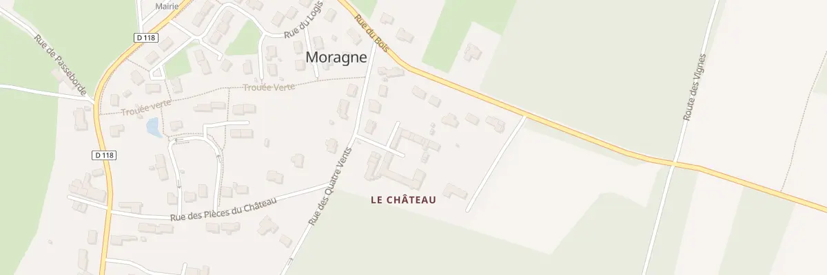 Plan du 2T Imp du Château à Moragne