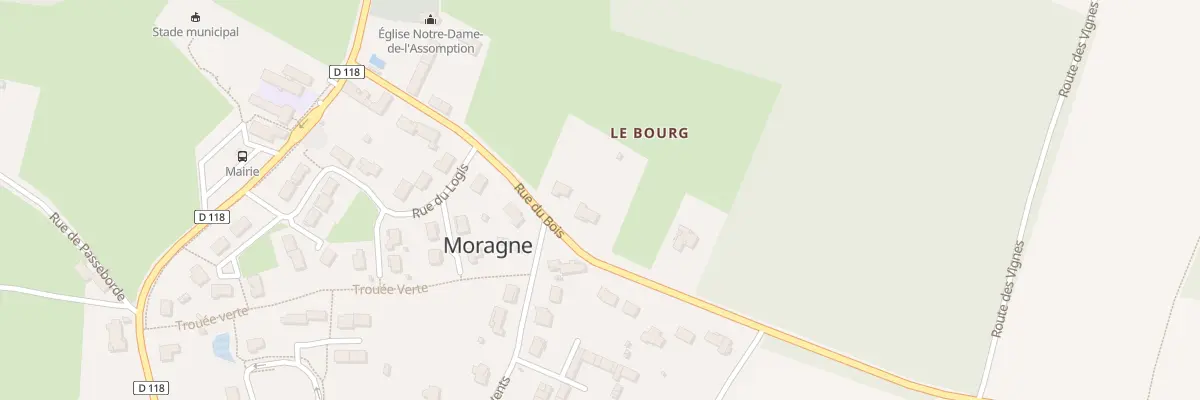 Plan du 7 Rue du Bois à Moragne