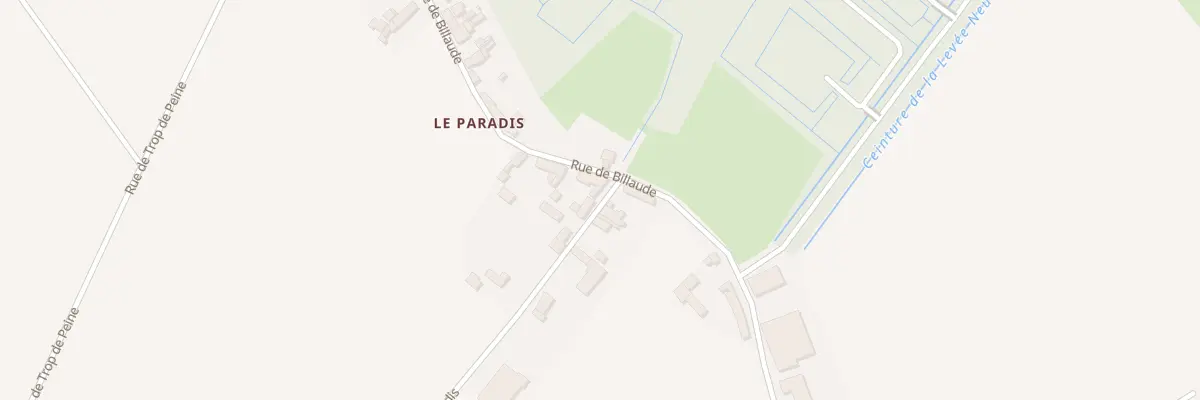 Plan du 6 Rue du paradis à Doix lès Fontaines