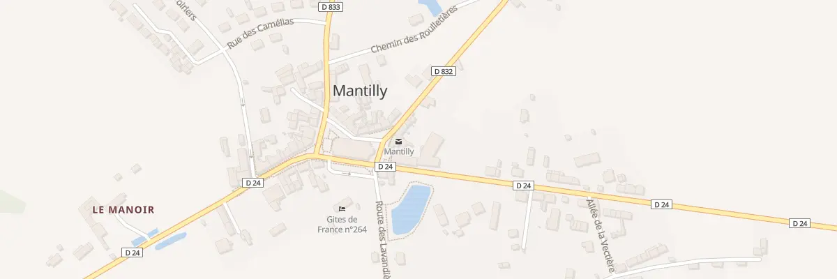 Plan du 2 Rue du Prieuré à Mantilly