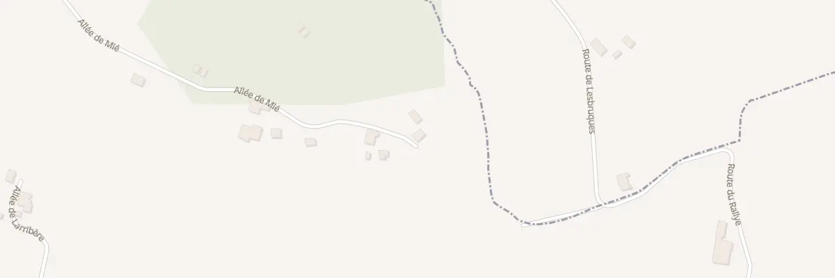 Plan du 899 All de Mié à Baigts