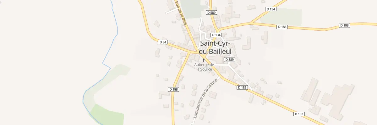 Plan du 5067 Le Bourg à Saint-Cyr-du-Bailleul