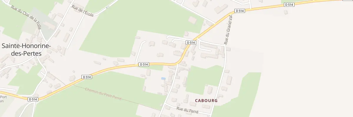 Plan du 27 Rte de Port en Bessin (Ste Ho) à Aure sur Mer