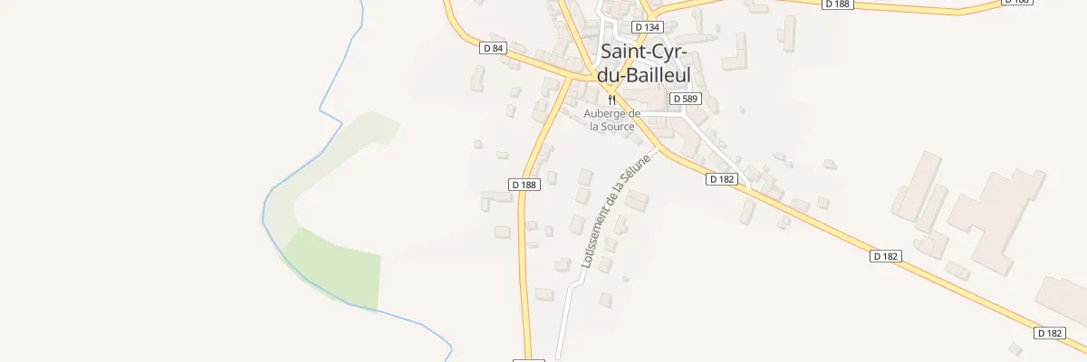 Plan du 5024A Le Bourg à Saint-Cyr-du-Bailleul