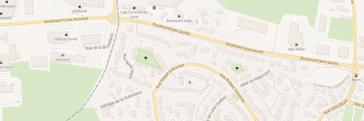 Plan du 4 Rue René Cassin à Laval