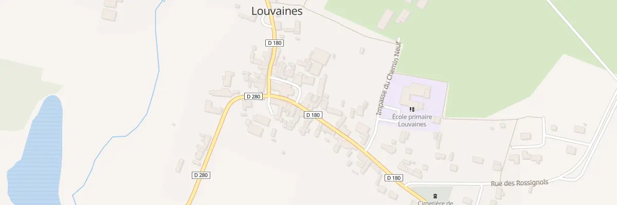 Plan du 11 Rue de l’Oudon Louvaines à Segré-en-Anjou Bleu