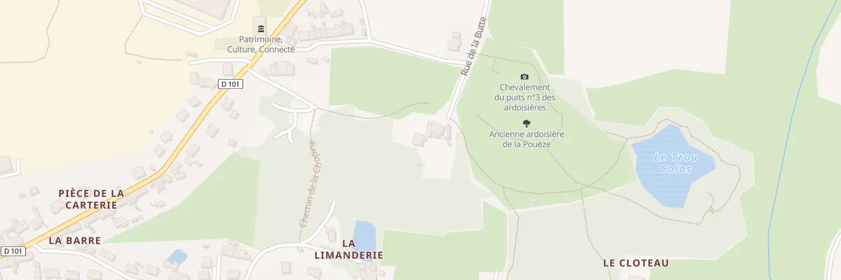 Plan du 4 La Butte (La Poueze) à Erdre-en-Anjou