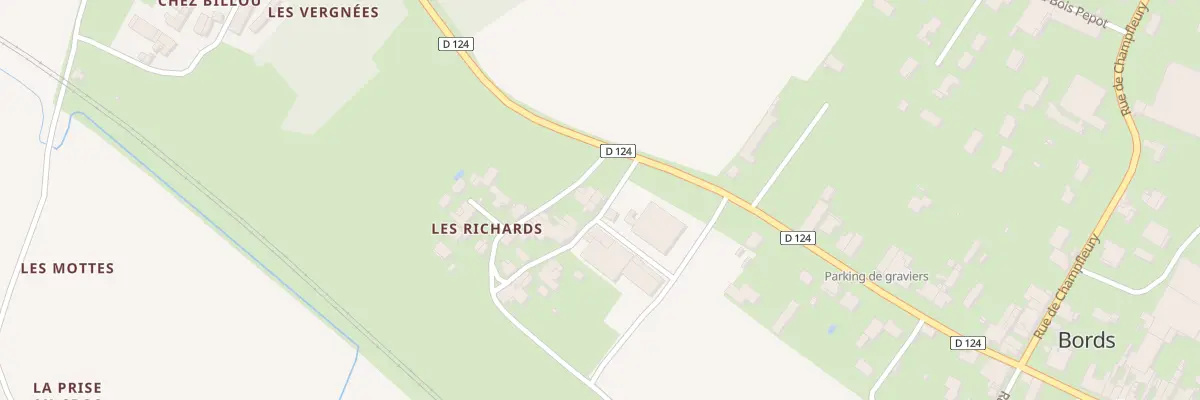 Plan du 1 Rue des Richards à Bords