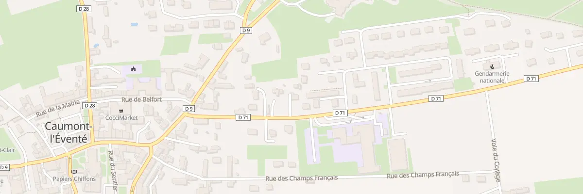 Plan du 14B Rte de Villers (Caumont) à Caumont-sur-Aure