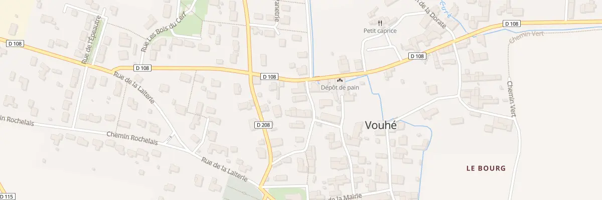 Plan du 9 Rue du Couvent à Vouhé