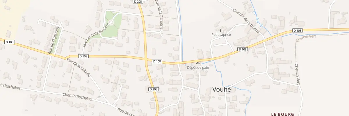Plan du 4 Rue du Moulin Godar à Vouhé
