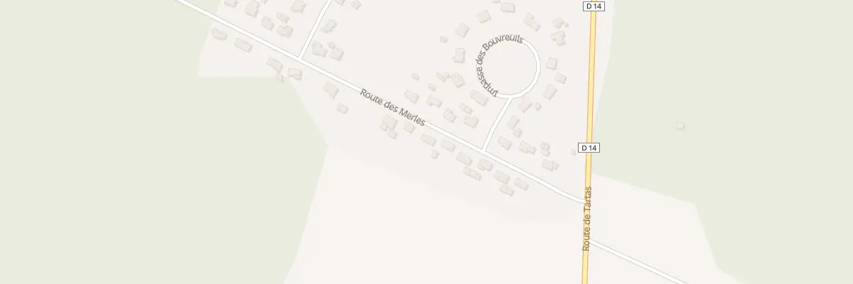 Plan du 195 Rte des Merles à Carcen-Ponson