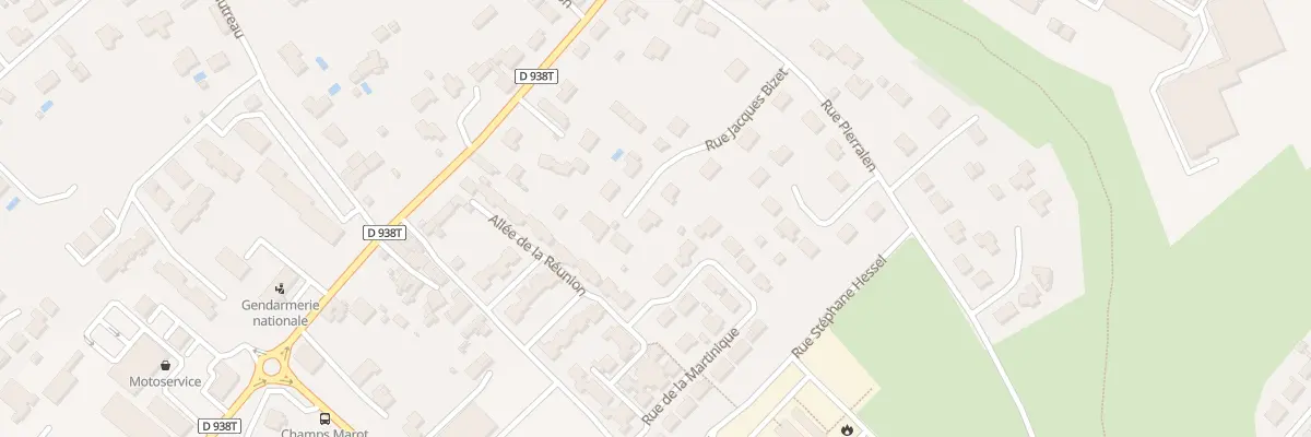 Plan du 9 Rue jacques bizet à Fontenay-le-Comte