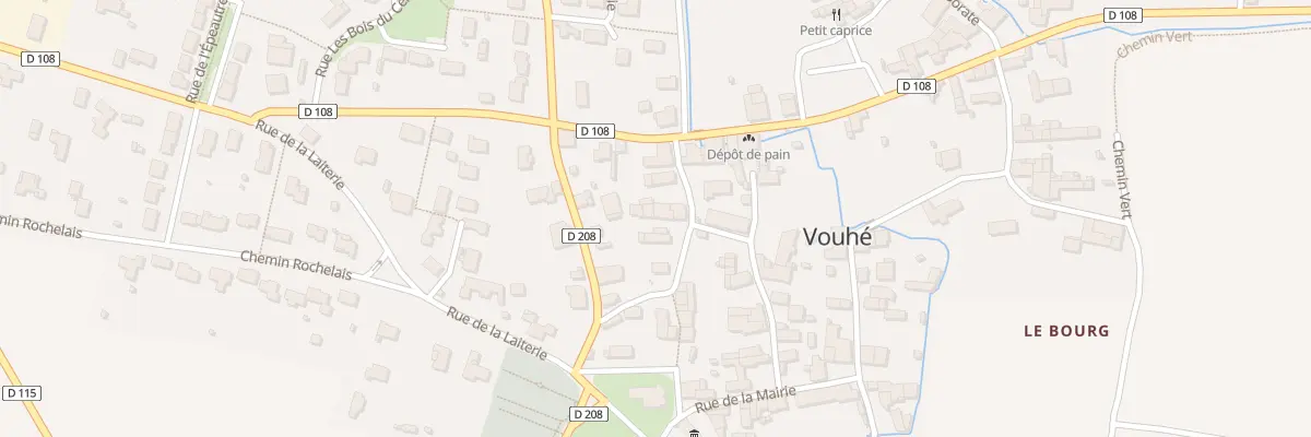 Plan du 5003 Rue des Nonnes à Vouhé