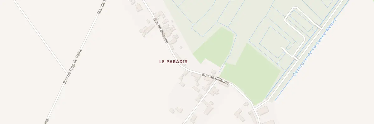 Plan du 20 Rue de billaude à Doix lès Fontaines