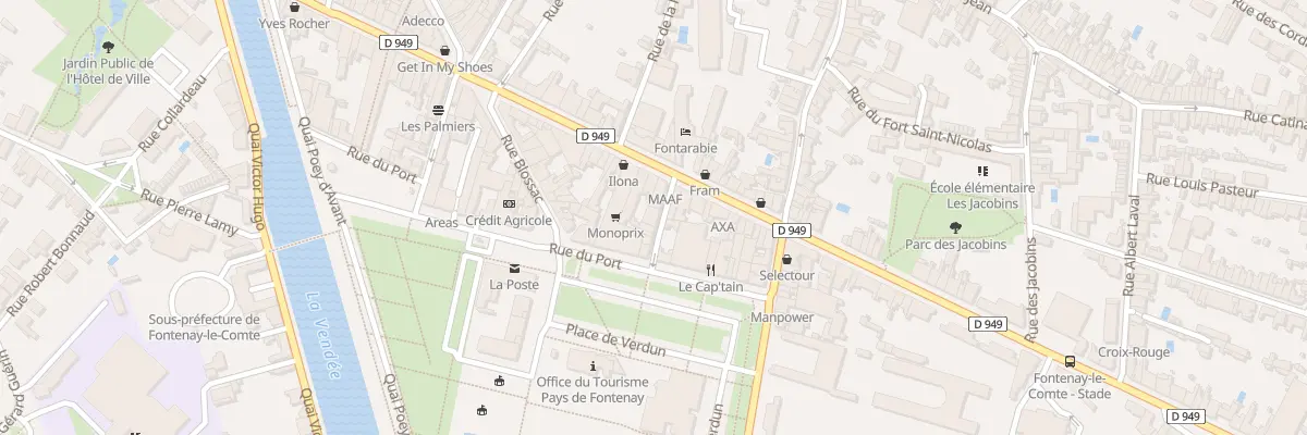 Plan du 4 Rue de fontarabie à Fontenay-le-Comte