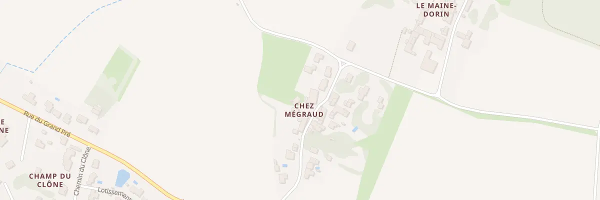 Plan du 5121 Chez Megraud à Corme-Royal
