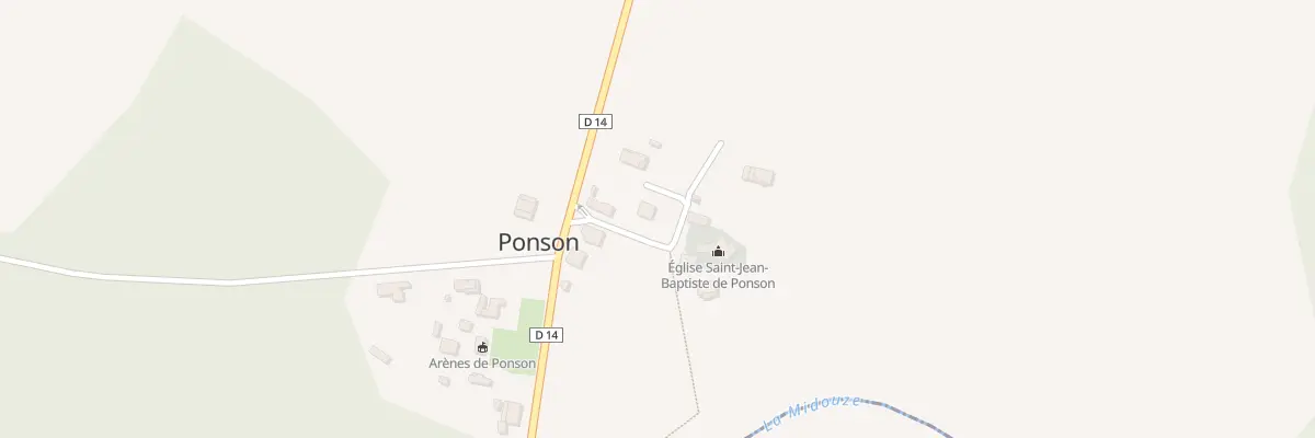Plan du 57 Imp de Ponson à Carcen-Ponson