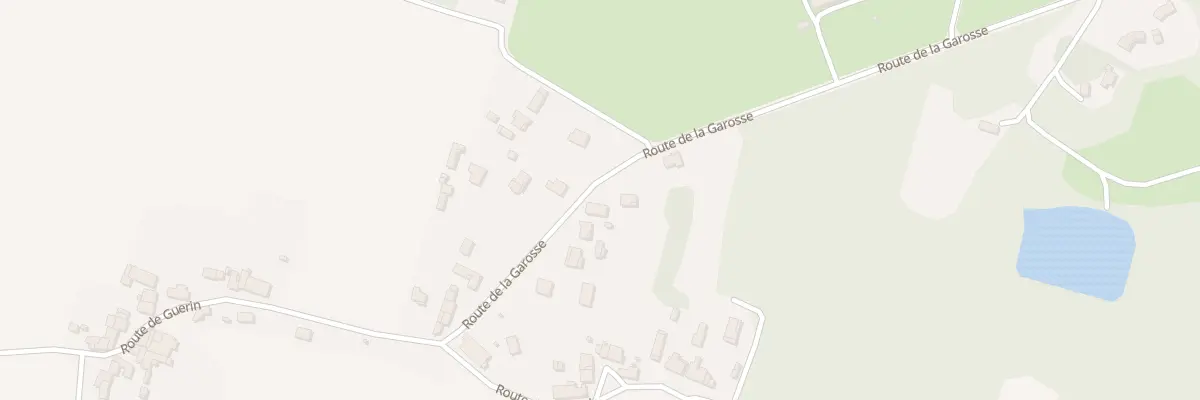 Plan du 6B Rte de la Garosse à Saint-Sauveur