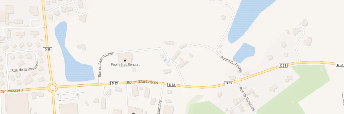 Plan du 60 Rue du Petit Rocher à Gorron