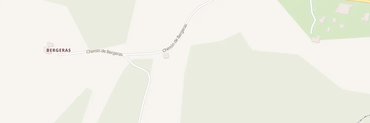 Plan du 321 Che de Bergeras à Saint-Boès