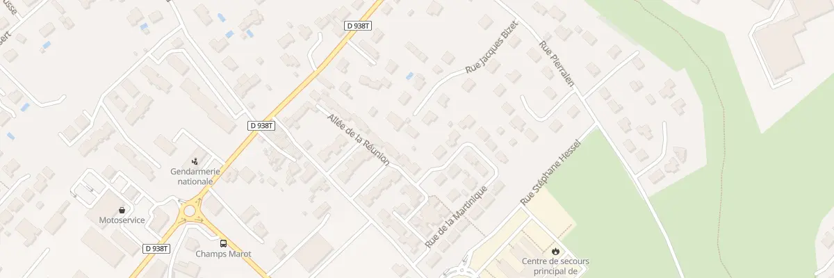 Plan du 11 Rue jacques bizet à Fontenay-le-Comte