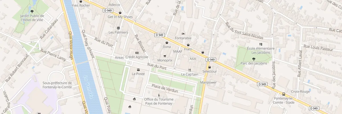 Plan du 6 Rue de fontarabie à Fontenay-le-Comte