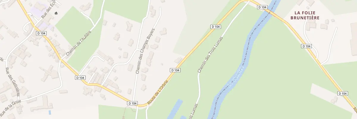 Plan du 5097 Che des Champs Boyers à Pissotte