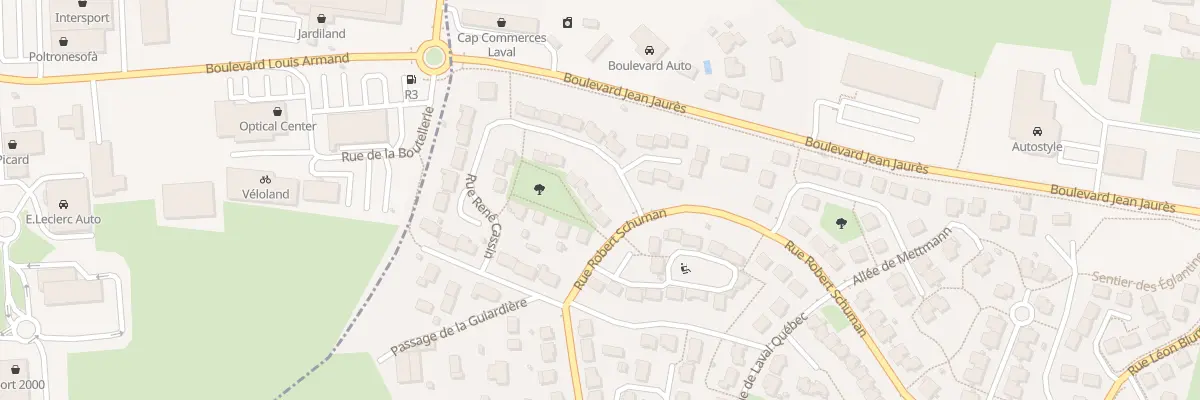 Plan du 5 Rue René Cassin à Laval