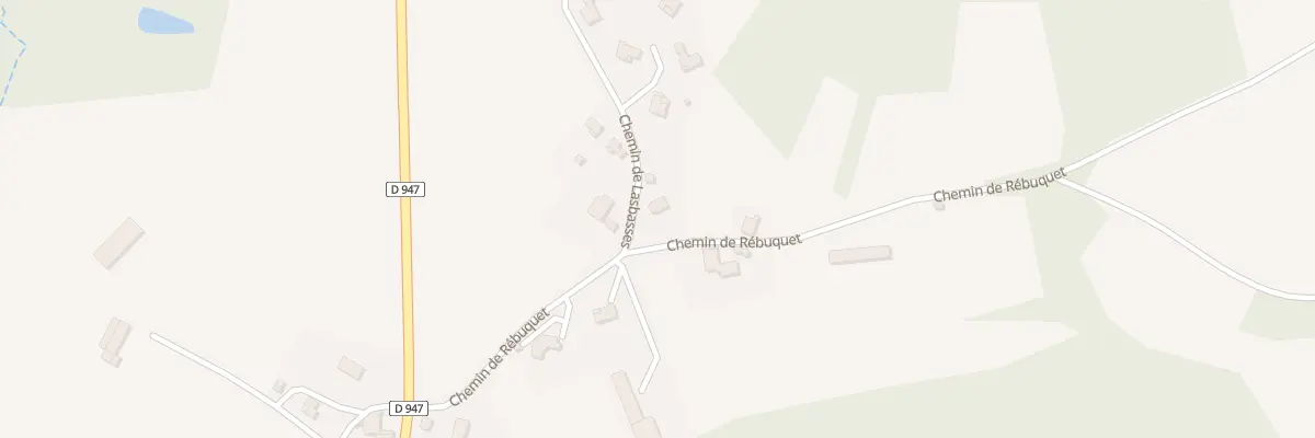 Plan du 42 Che de Lasbasses à Saint-Boès