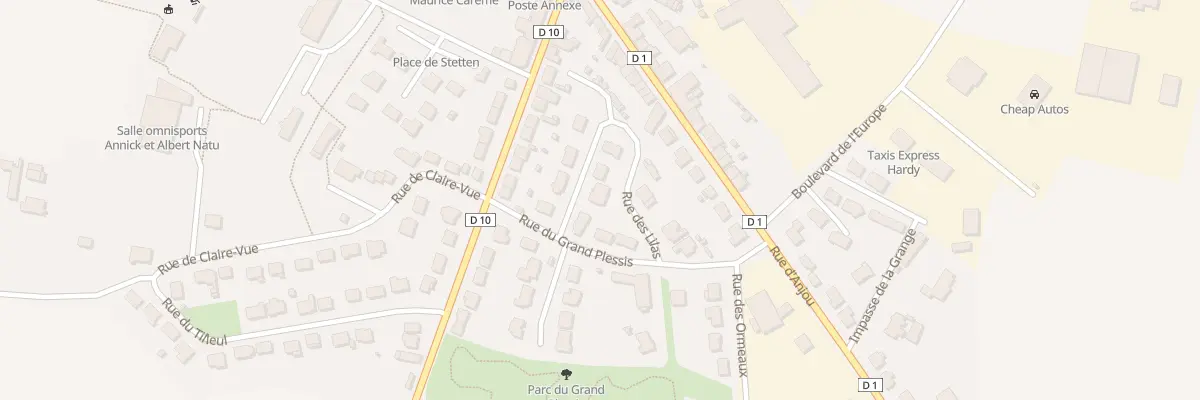 Plan du 4 Rue des Lilas à Peuton