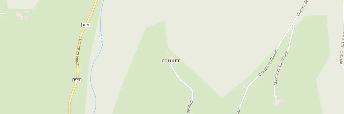 Plan du 900 Che de Couhet à Montory