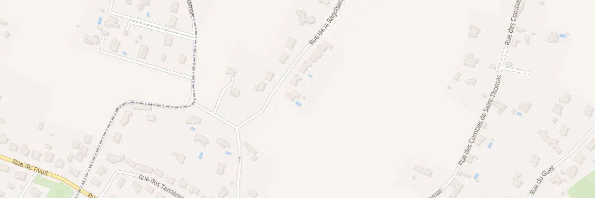 Plan du 20 Rue de la ragoiserie à Fontenay-le-Comte