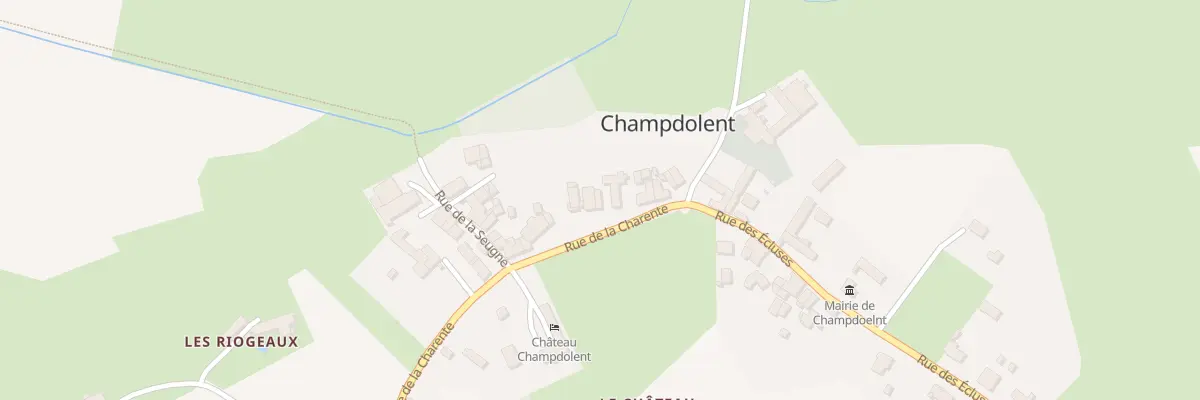 Plan du 9 Rue de la Charente à Champdolent