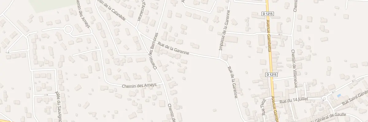 Plan du 24 Rue de la Garenne à Castelnau-de-Médoc