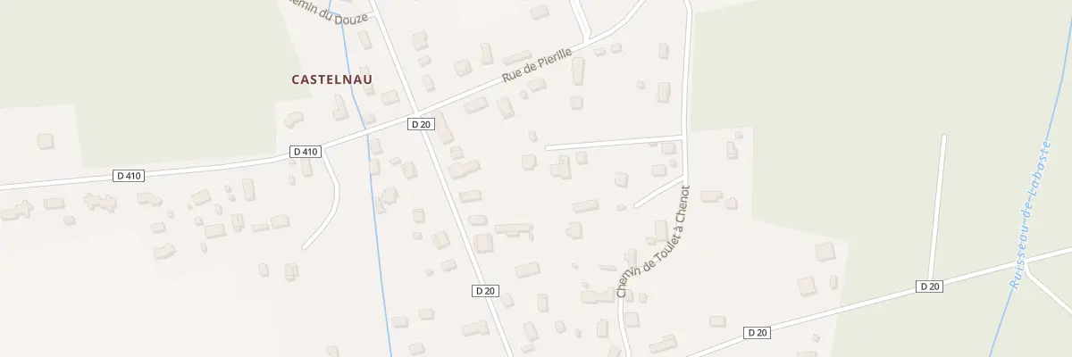 Plan du 25 Che de Toulet À Chenot à Saugnac-et-Muret