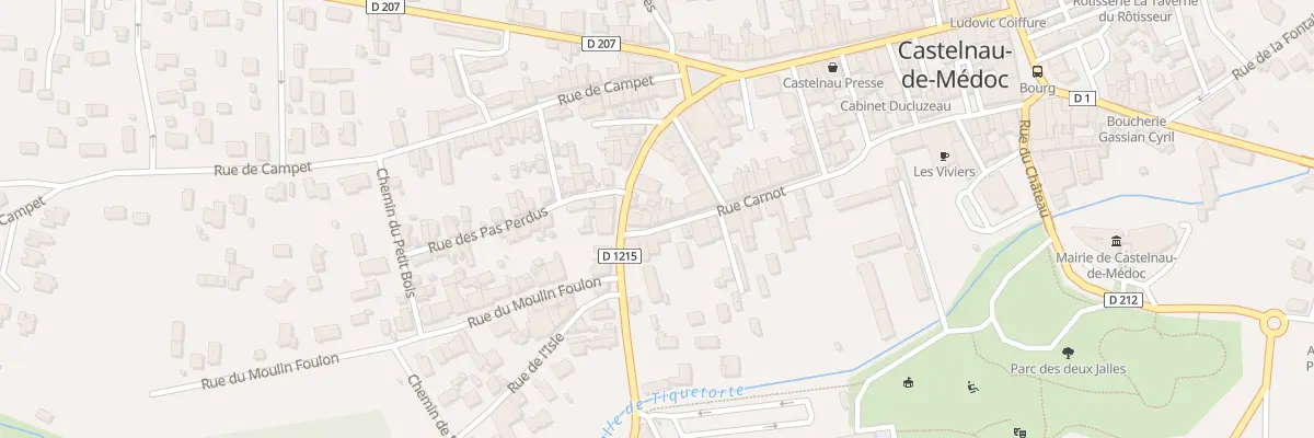 Plan du 35 Rue Carnot à Castelnau-de-Médoc
